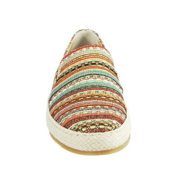 RON white Women Multi Stripe "Delilah" Espadrille Loafer - Picture 2 of 9